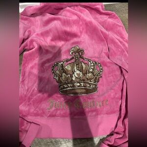 Juicy Couture “Vintage” Crown Pink tracksuit Hoodie
